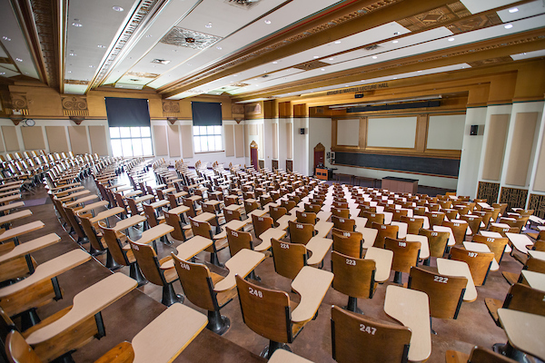 empty classroom